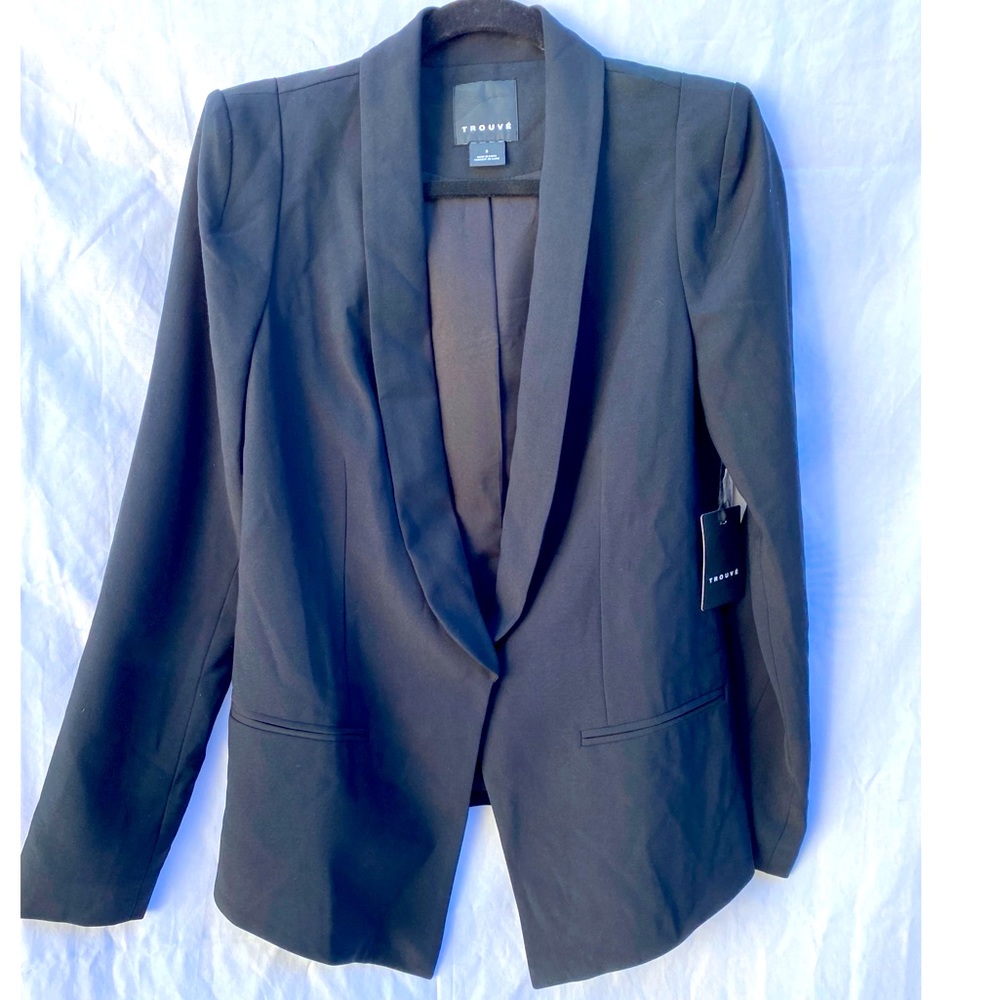 Trouve Black Suit Blazer